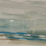 Aquarel, Maya Wildevuur, Het wad 25, 1989